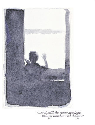 Boy at Window Note Card